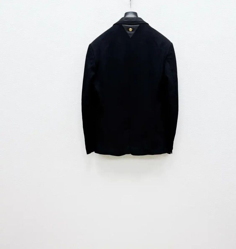 Versace Versace Black Long Sleeve Jacket for Men 0089 Size US XL / EU 56 / 4 - 5 Thumbnail