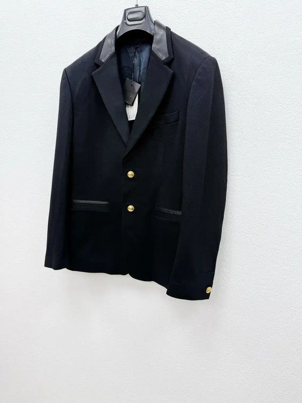 Versace Versace Black Long Sleeve Jacket for Men 0089 Size US XL / EU 56 / 4 - 2 Thumbnail