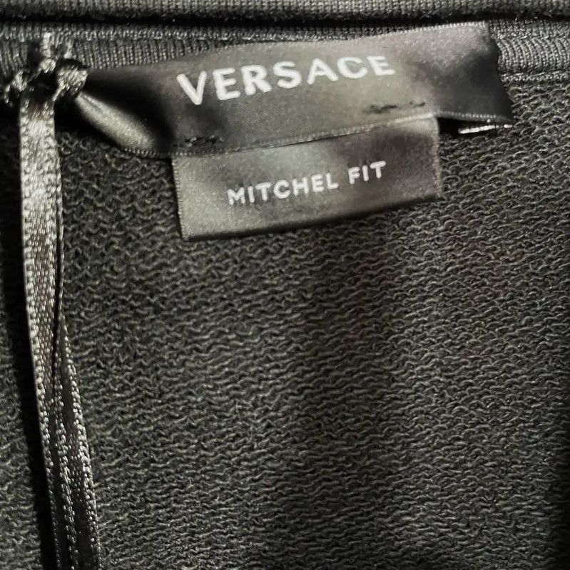 Versace Versace Black Cotton Long Sleeve Jacket 0089 Size US XL / EU 56 / 4 - 4 Thumbnail
