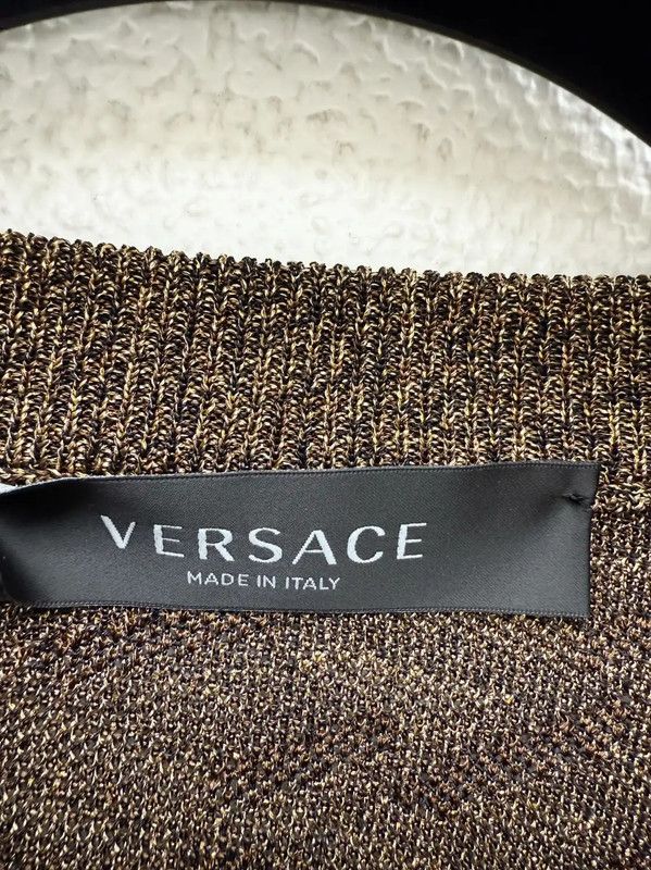 Versace Versace Brown Long Sleeve Knit Sweater 0089 Size US S / EU 44-46 / 1 - 3 Thumbnail