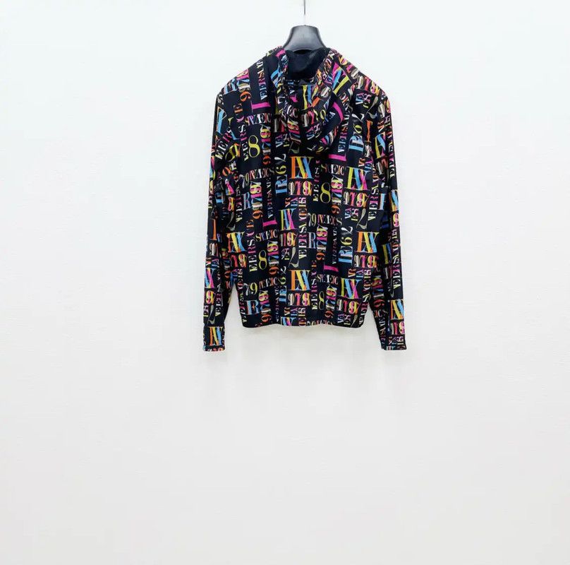 Versace Versace Colorful Printed Hooded Jacket 0089 Size US XXL / EU 58 / 5 - 2 Thumbnail