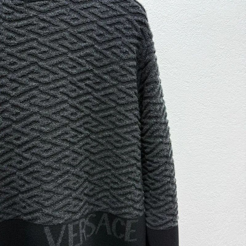 Versace Versace Black Wool Long Sleeve Sweater 0089 Size US S / EU 44-46 / 1 - 3 Thumbnail