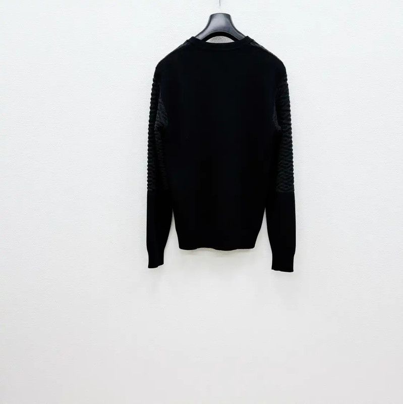 Versace Versace Black Wool Long Sleeve Sweater 0089 Size US S / EU 44-46 / 1 - 5 Thumbnail