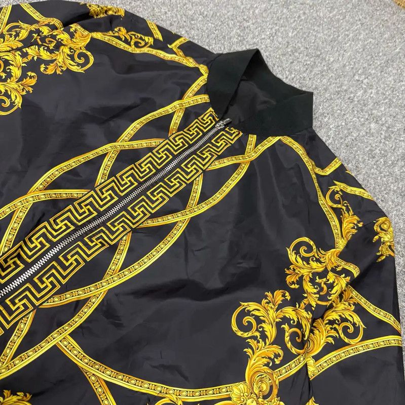 Versace Versace Black Polyester Bomber Jacket for Men 0089 Size US S / EU 44-46 / 1 - 3 Thumbnail