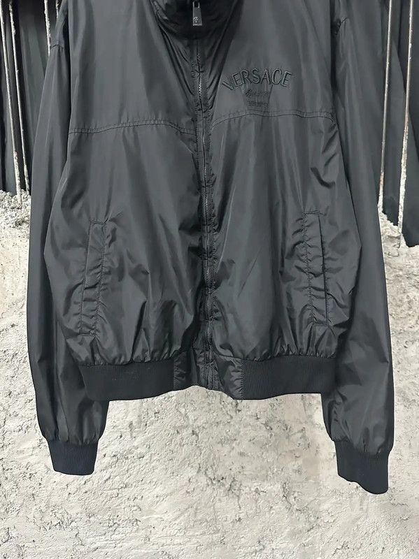 Versace Versace Black Men's Long Sleeve Jacket 0089 Size US M / EU 48-50 / 2 - 4 Thumbnail