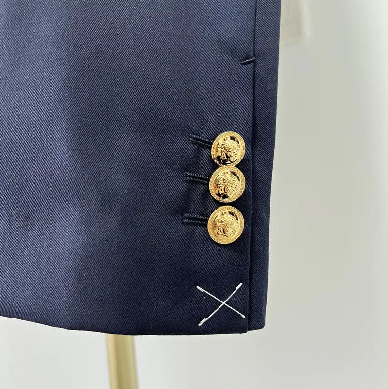 Versace Versace Men's Wool Long Sleeve Jacket 0089 Size US L / EU 52-54 / 3 - 4 Thumbnail