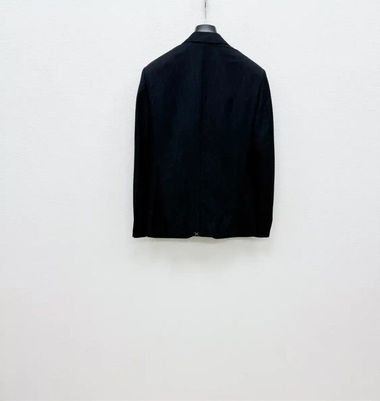 Versace Versace Black Wool Long Sleeve Men's Coat 0089 Size US M / EU 48-50 / 2 - 6 Thumbnail