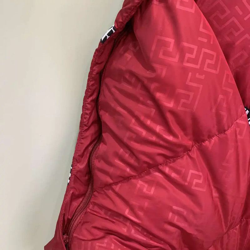 Versace Versace Red Puffer Jacket for Men 0089 Size US XXL / EU 58 / 5 - 3 Thumbnail