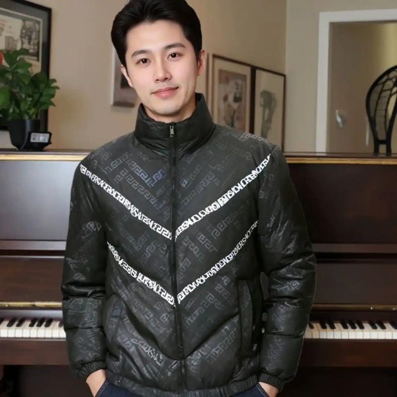 Versace Versace Men's Black Puffer Jacket Medium 0089 Size US M / EU 48-50 / 2 - 8 Thumbnail