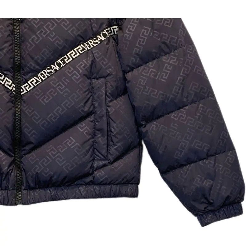 Versace Versace Men's Black Puffer Jacket Medium 0089 Size US M / EU 48-50 / 2 - 4 Thumbnail