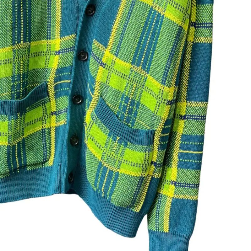 Versace Versace Green Cotton Long Sleeve Cardigan for Men 0089 Size US M / EU 48-50 / 2 - 4 Thumbnail