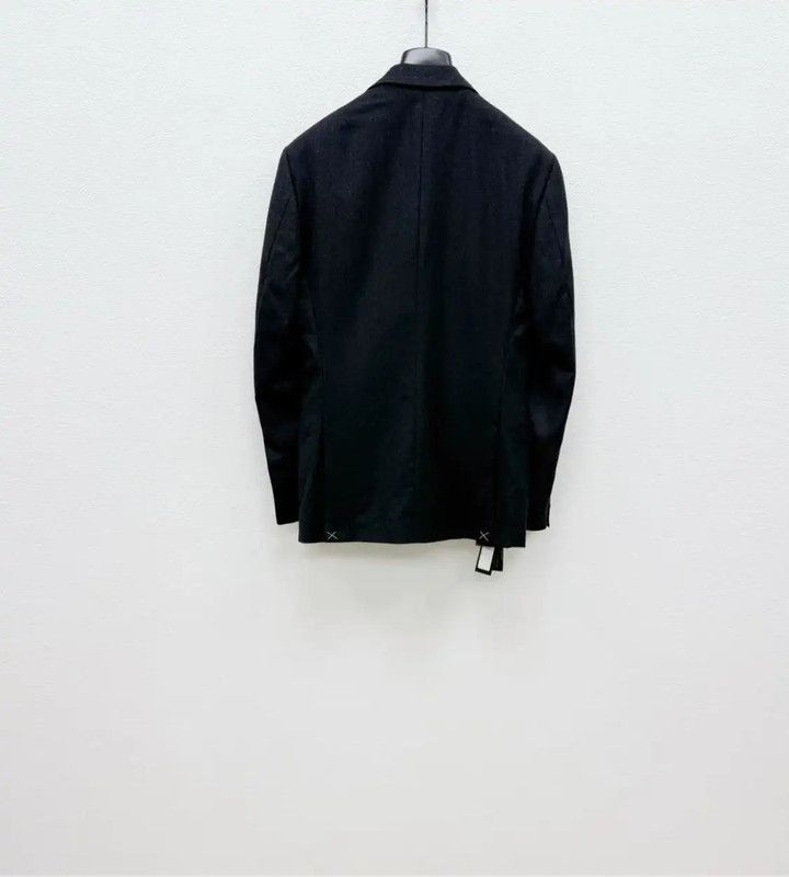 Versace Versace Men's Black Wool Long Sleeve Jacket 0089 Size US XL / EU 56 / 4 - 6 Thumbnail