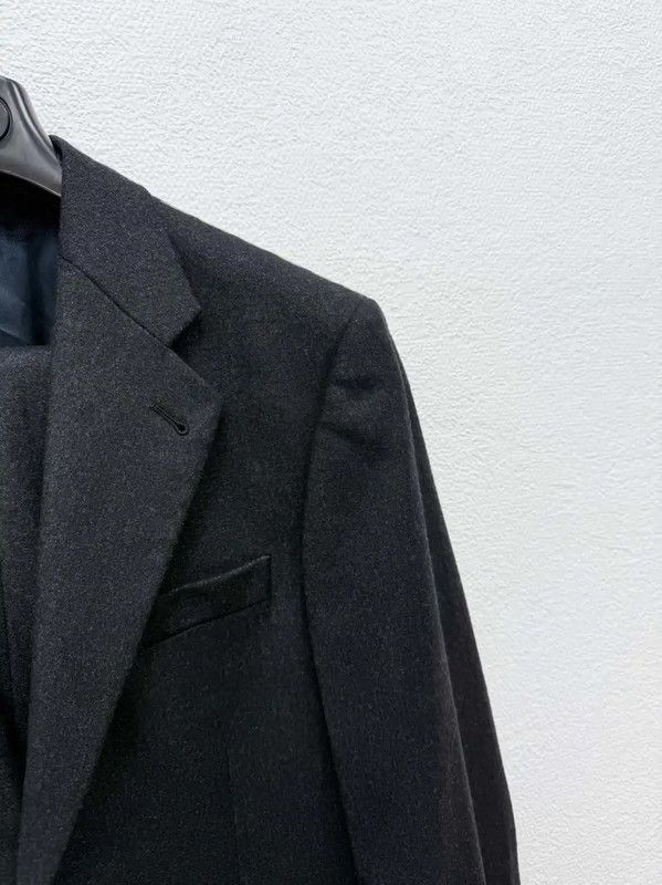 Versace Versace Men's Black Wool Long Sleeve Jacket 0089 Size US XL / EU 56 / 4 - 3 Thumbnail