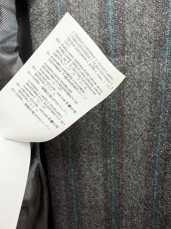 Versace Versace Men's Dark Gray Wool Long Sleeve Jacket 0089 Size US S / EU 44-46 / 1 - 8 Thumbnail