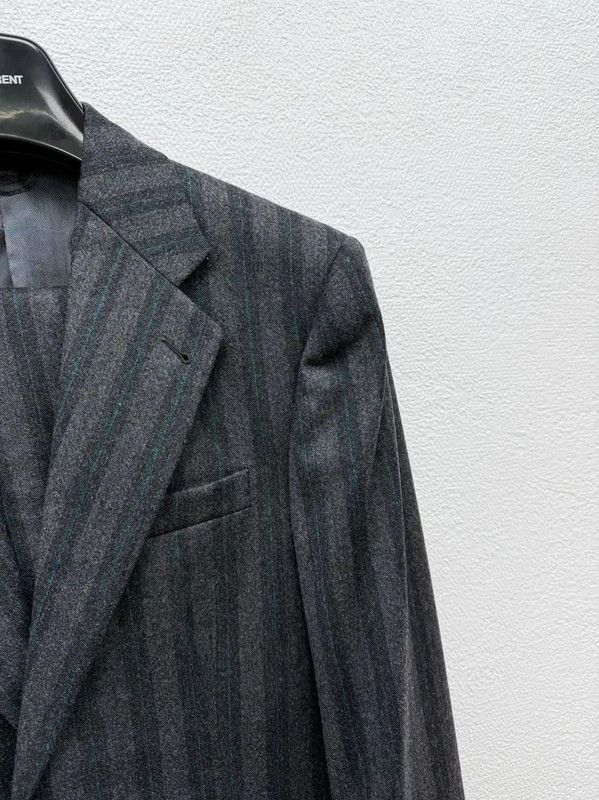 Versace Versace Men's Dark Gray Wool Long Sleeve Jacket 0089 Size US S / EU 44-46 / 1 - 3 Thumbnail