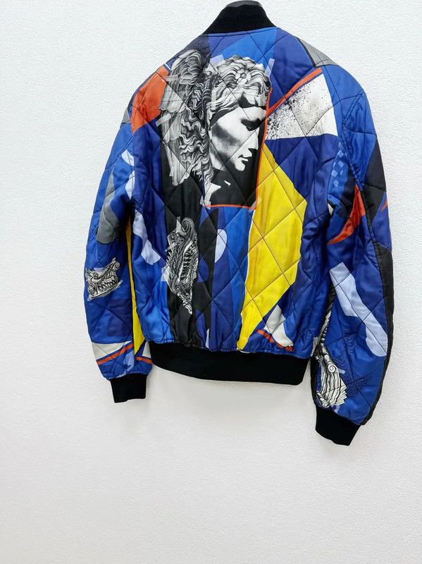 Versace Versace Blue Cotton Men's Long Sleeve Jacket 0089 Size US S / EU 44-46 / 1 - 5 Thumbnail