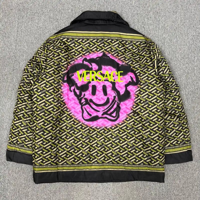 Versace Versace Color Block Cotton Jacket for Men 0089 Size US L / EU 52-54 / 3 - 2 Thumbnail