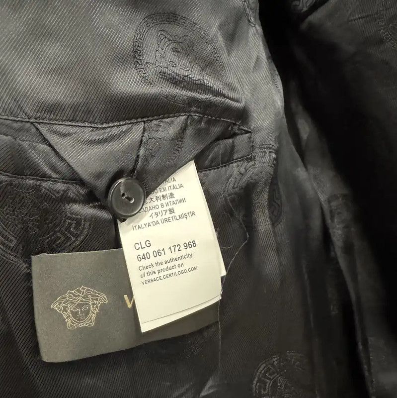 Versace Versace Blue Patterned Men's Down Jacket 0089 Size US XXL / EU 58 / 5 - 5 Thumbnail