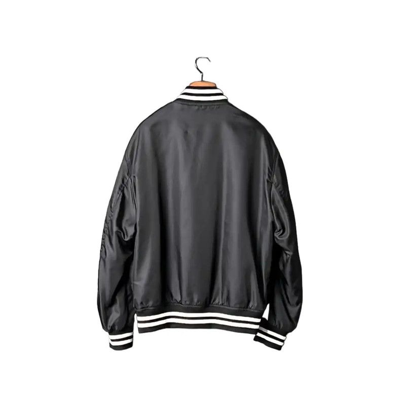 Versace Versace Black Wool Logo Jacket for Men 0089 Size US L / EU 52-54 / 3 - 2 Thumbnail