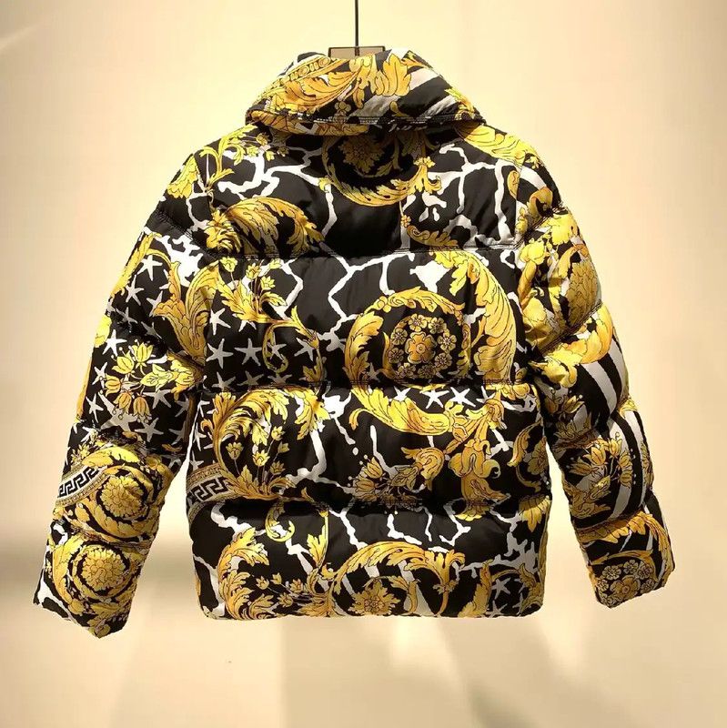 Versace Versace Colorful Men's Puffer Jacket XXL 0089 Size US XXL / EU 58 / 5 - 2 Thumbnail