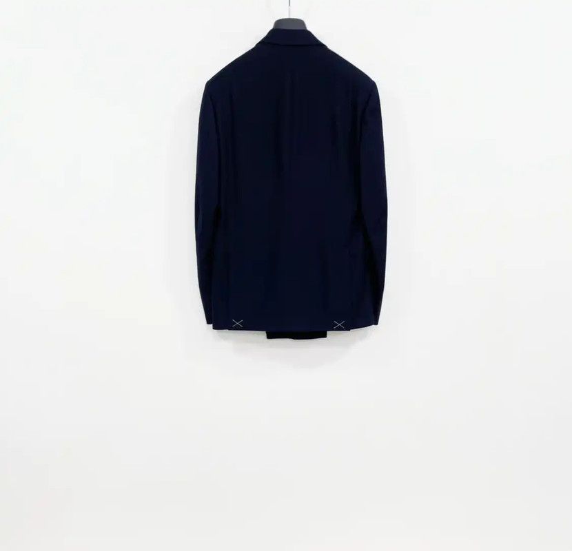 Versace Versace Dark Blue Wool Men's Outerwear 0089 Size US S / EU 44-46 / 1 - 2 Thumbnail