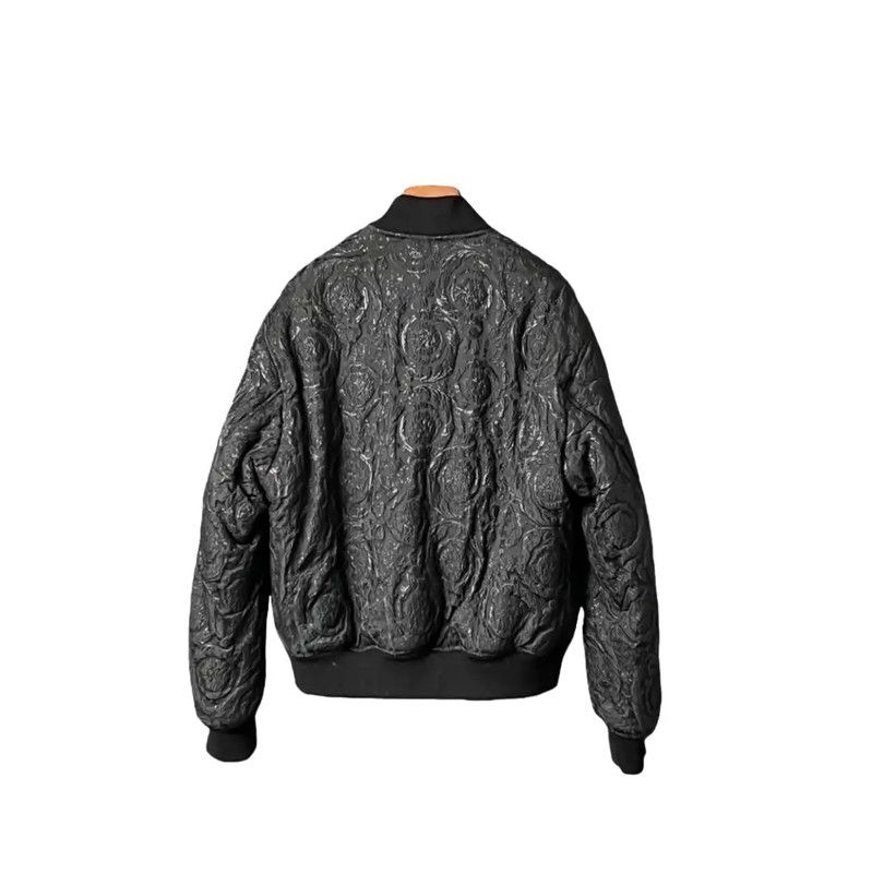 Versace Versace Embossed Black Long Sleeve Jacket 0089 Size US M / EU 48-50 / 2 - 2 Thumbnail