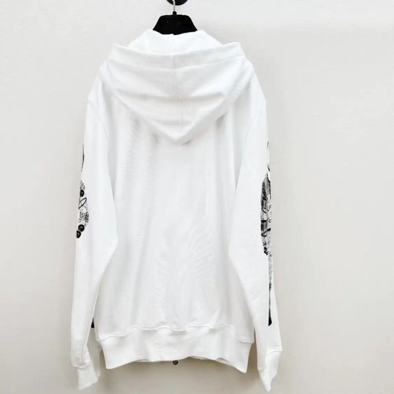 Chanel Chanel White Men's Long Sleeve Cardigan 0089 Size US M / EU 48-50 / 2 - 2 Thumbnail
