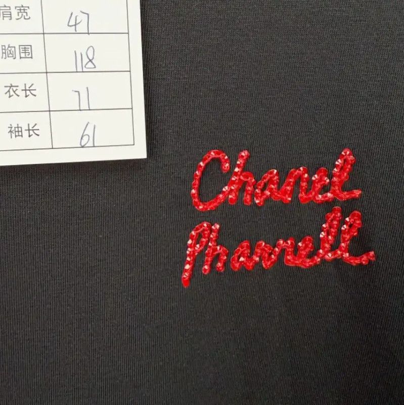 Chanel Chanel Black Cotton Long Sleeve Sweatshirt 0089 Size US L / EU 52-54 / 3 - 5 Thumbnail