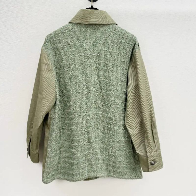 Chanel Chanel Green Long Sleeve Shirt for Men 0089 Size US XL / EU 56 / 4 - 2 Thumbnail