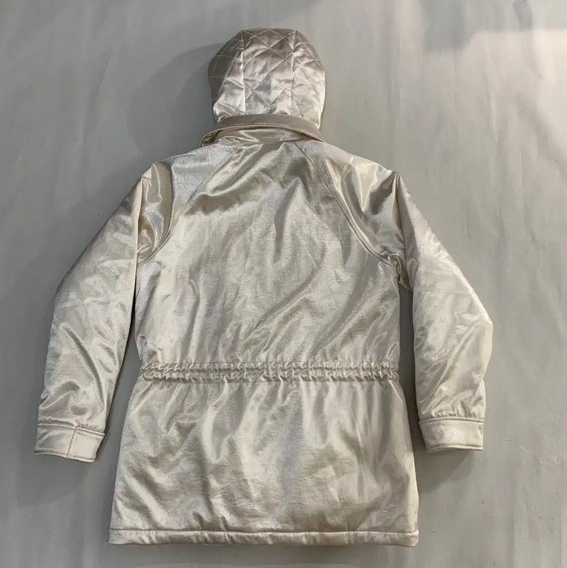 Chanel Chanel White Silk Men's Down Jacket 0089 Size US L / EU 52-54 / 3 - 2 Thumbnail
