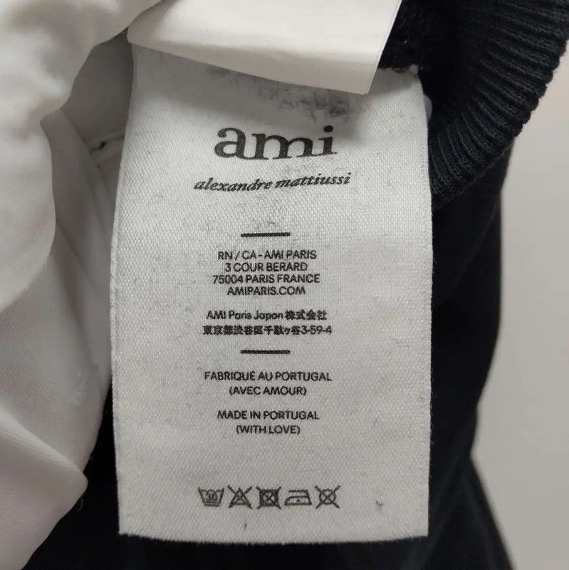 AMI AMI Black Casual Pants for Men 0089 Size US 26 / EU 42 - 5 Thumbnail