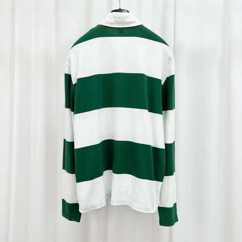 AMI AMI Striped Long Sleeve Polo Shirt for Men 0089 Size US S / EU 44-46 / 1 - 2 Thumbnail