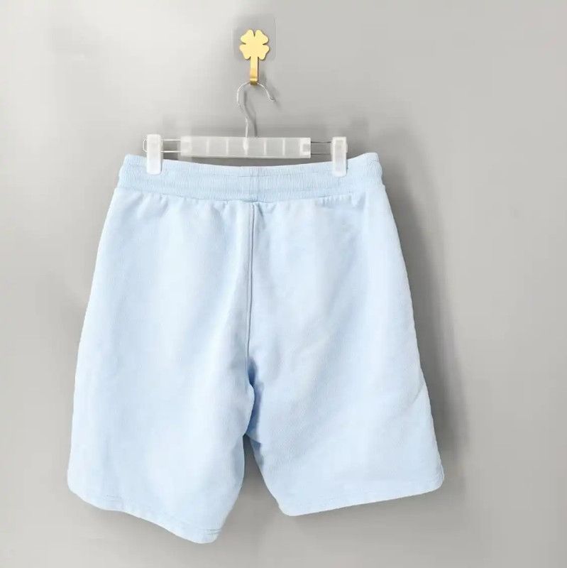 AMI AMI Blue Cotton Men's Shorts 0089 Size US 26 / EU 42 - 2 Thumbnail