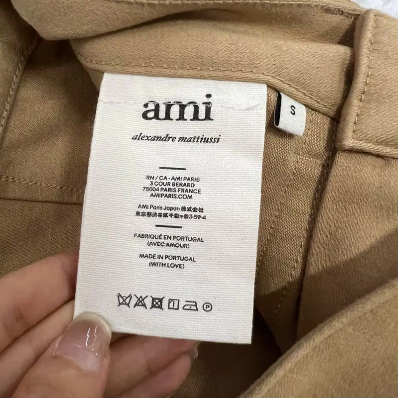 AMI AMI Casual Khaki Men's Pants 0089 Size US 26 / EU 42 - 4 Thumbnail