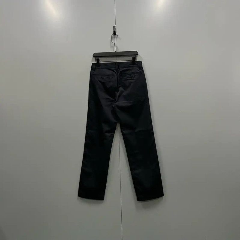AMI AMI Summer Black Cotton Casual Pants 0089 Size US 26 / EU 42 - 2 Thumbnail