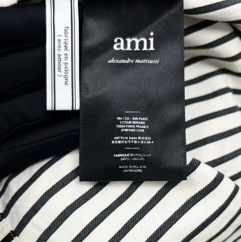 AMI AMI Striped Short Sleeve Shirt for Men 0089 Size US M / EU 48-50 / 2 - 3 Thumbnail