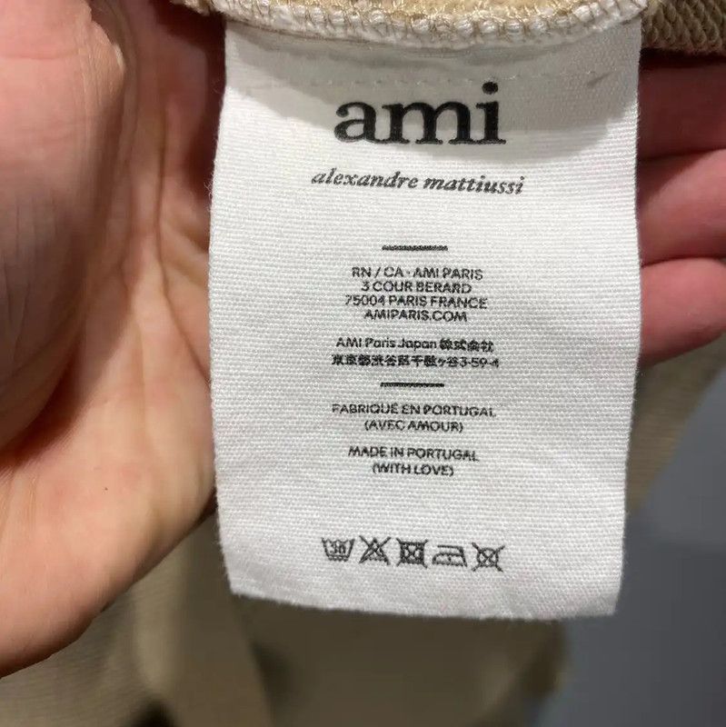 AMI AMI Beige Men's Sweatshirt 0089 Size US L / EU 52-54 / 3 - 4 Thumbnail