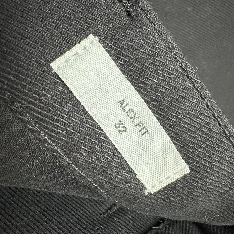 AMI Black Denim Casual Trousers for Men 0089