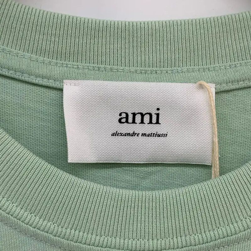 AMI AMI Green Men's T-Shirt 0089 Size US S / EU 44-46 / 1 - 4 Thumbnail