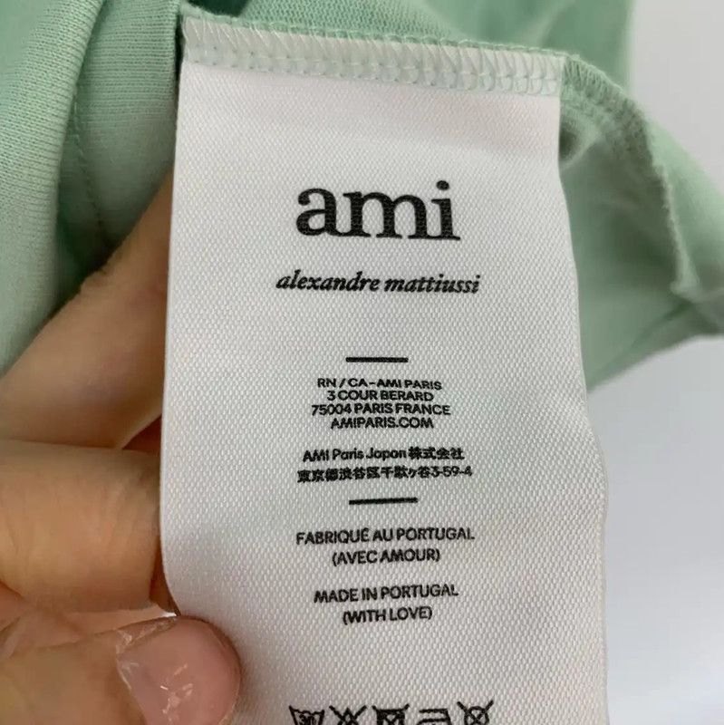 AMI AMI Green Men's T-Shirt 0089 Size US S / EU 44-46 / 1 - 6 Thumbnail
