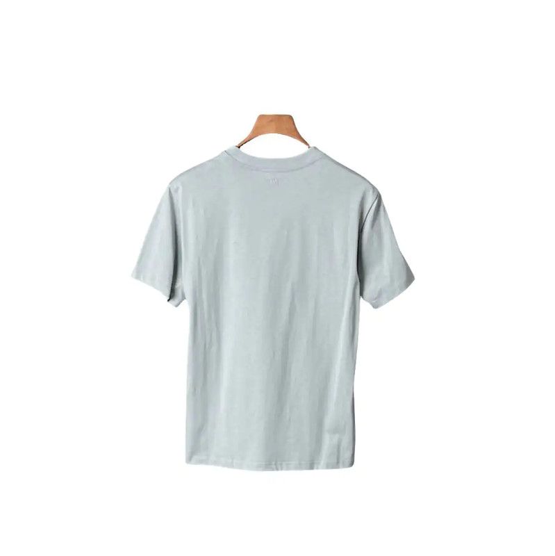 AMI AMI Summer Light Blue Embroidered T-Shirt 0089 Size US XS / EU 42 / 0 - 2 Thumbnail