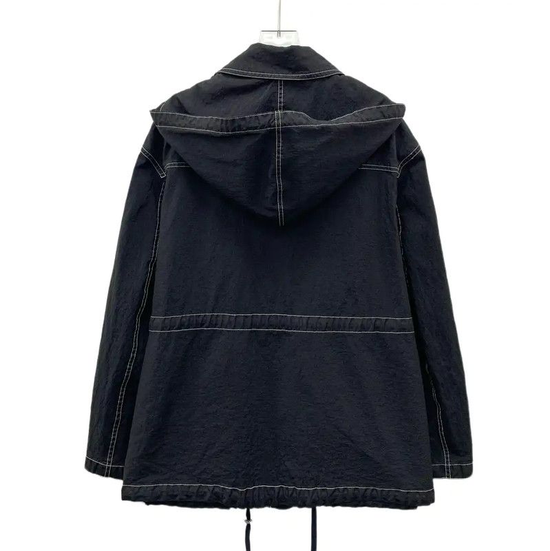 AMI AMI Black Nylon Men's Windbreaker 0089 Size US M / EU 48-50 / 2 - 2 Thumbnail
