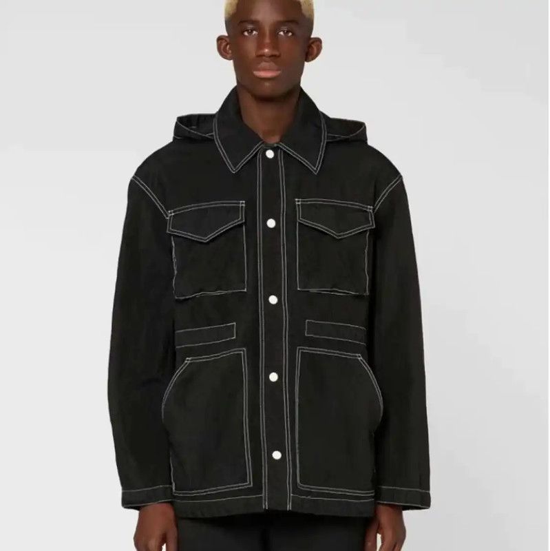 AMI AMI Black Nylon Men's Windbreaker 0089 Size US M / EU 48-50 / 2 - 9 Thumbnail