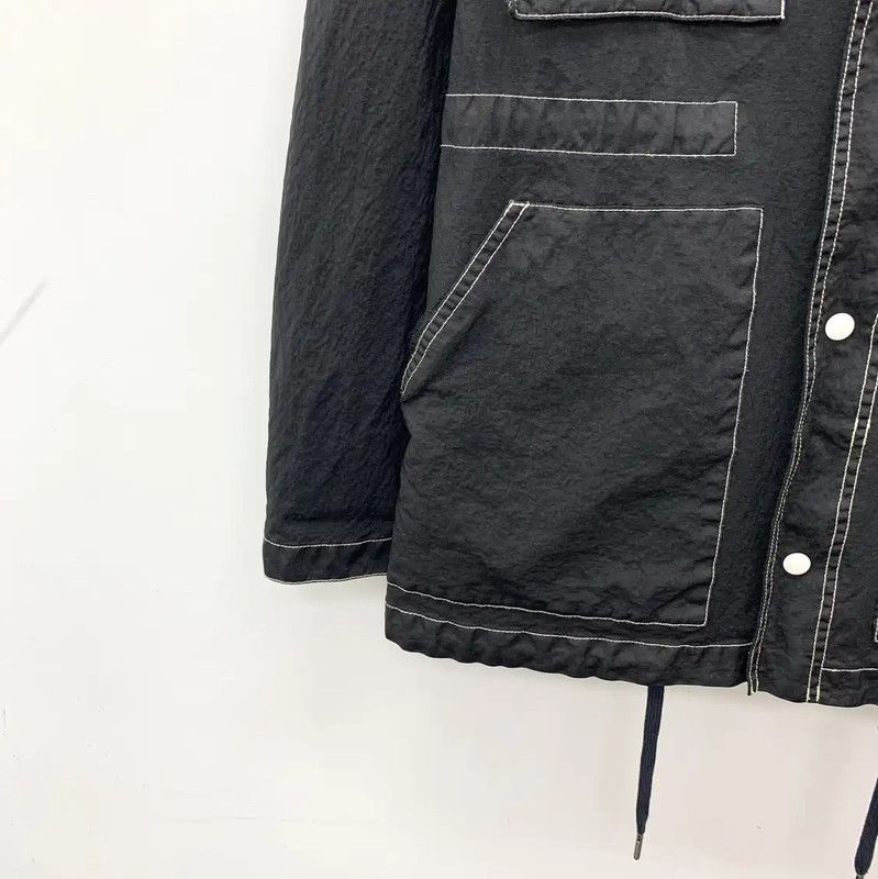 AMI AMI Black Nylon Men's Windbreaker 0089 Size US M / EU 48-50 / 2 - 4 Thumbnail