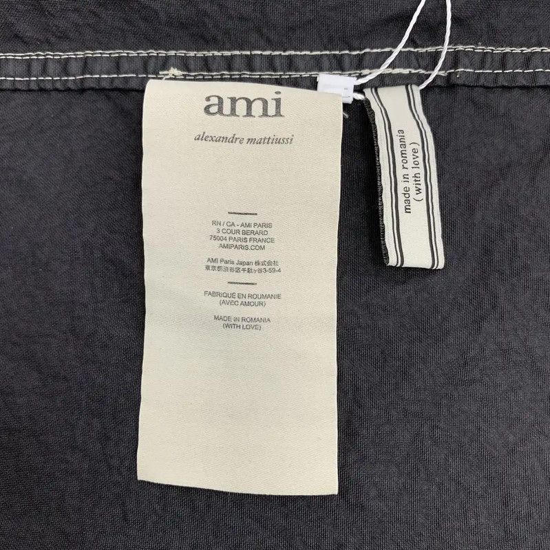 AMI AMI Black Nylon Men's Windbreaker 0089 Size US M / EU 48-50 / 2 - 7 Thumbnail