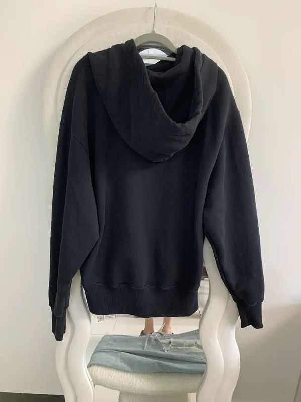 AMI AMI Black Long Sleeve Cotton Hoodie 0089 Size US XS / EU 42 / 0 - 4 Thumbnail