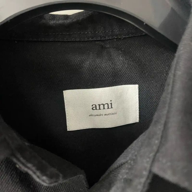 AMI AMI Black Long Sleeve Shirt for Men 0089 Size US L / EU 52-54 / 3 - 3 Thumbnail