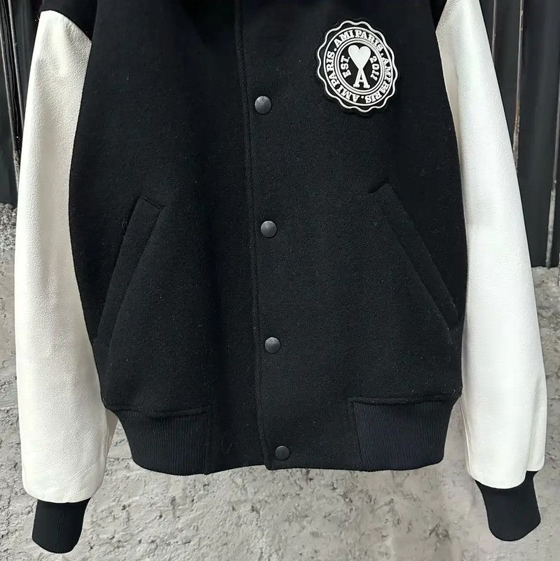 AMI AMI Color-blocked Winter Jacket for Men 0089 Size US M / EU 48-50 / 2 - 4 Thumbnail