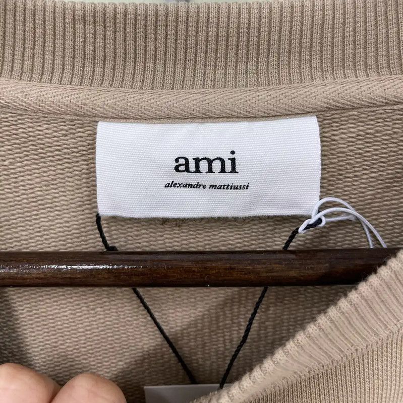 AMI AMI Beige Men's Sweatshirt 0089 Size US L / EU 52-54 / 3 - 4 Thumbnail