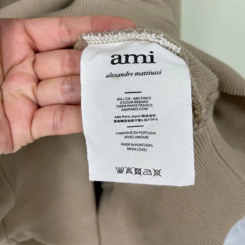 AMI AMI Beige Men's Sweatshirt 0089 Size US L / EU 52-54 / 3 - 6 Thumbnail